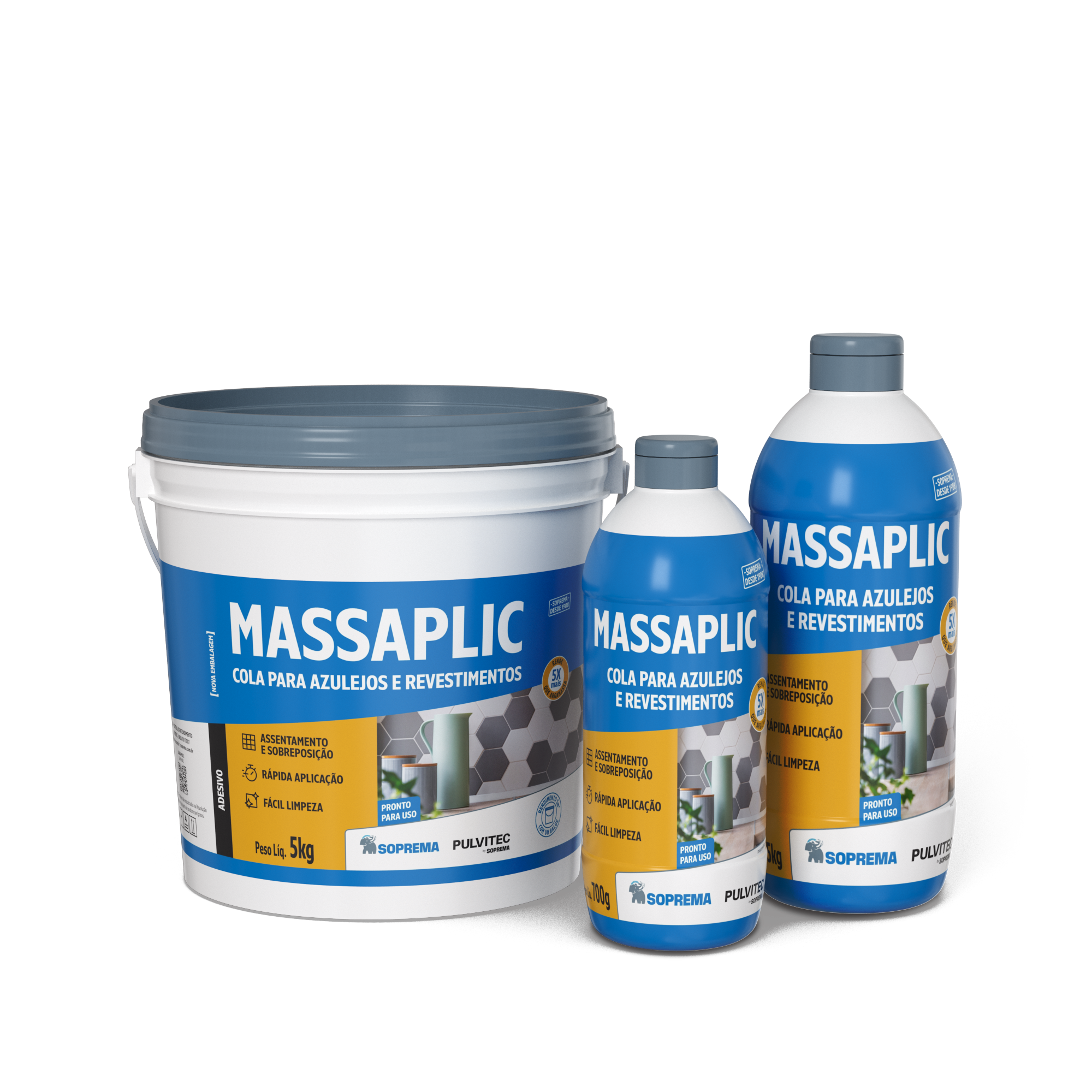 スタイリング剤 masomayu Polyfort Massaplic | Cola para azulejo - Pulvitec